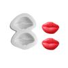 Lip Heart LOVE Shapes Silicone Mold Sugarcraft Cookie Cupcake Chocolate Baking Mold Fondant  Tools