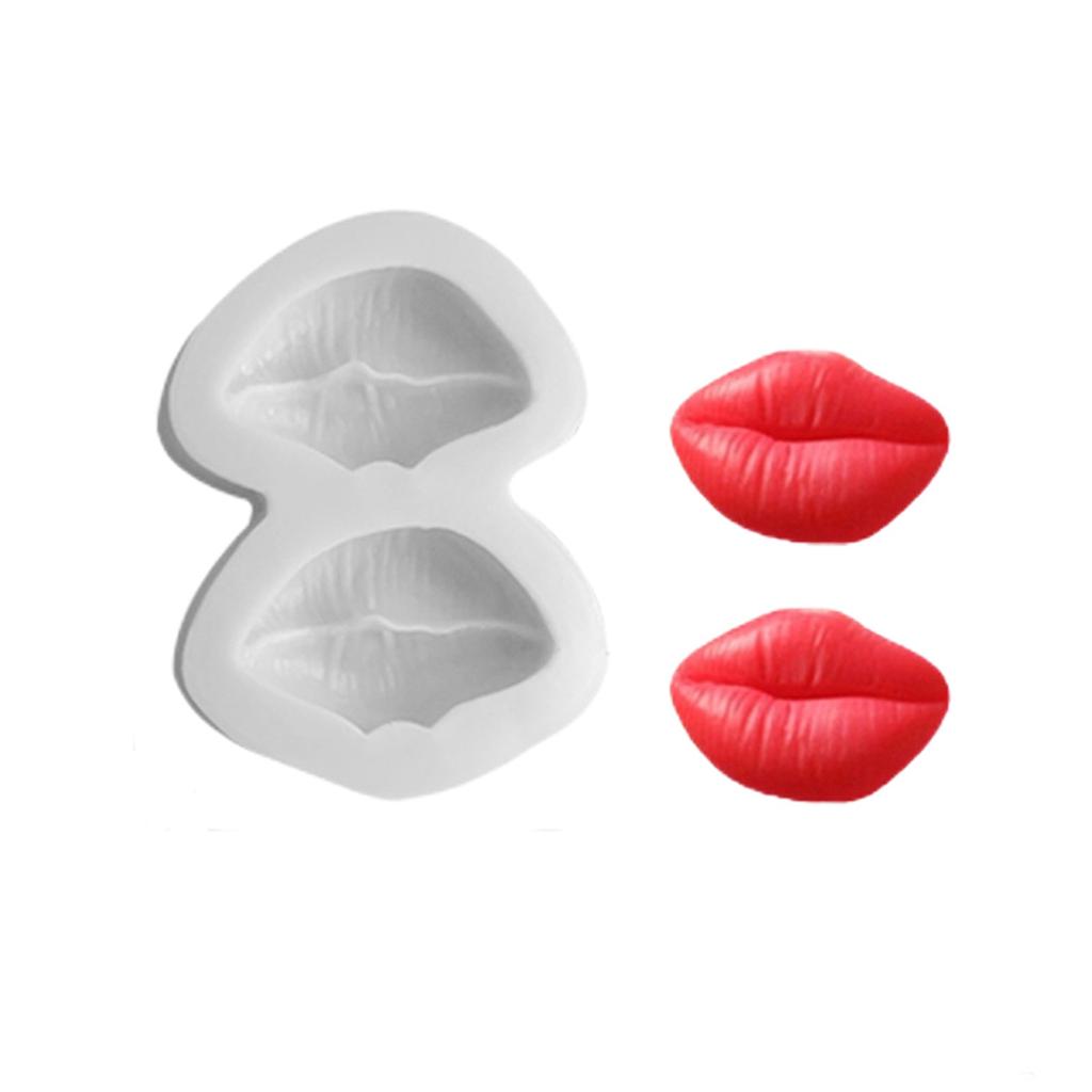 Lip Heart LOVE Shapes Silicone Mold Sugarcraft Cookie Cupcake Chocolate Baking Mold Fondant  Tools