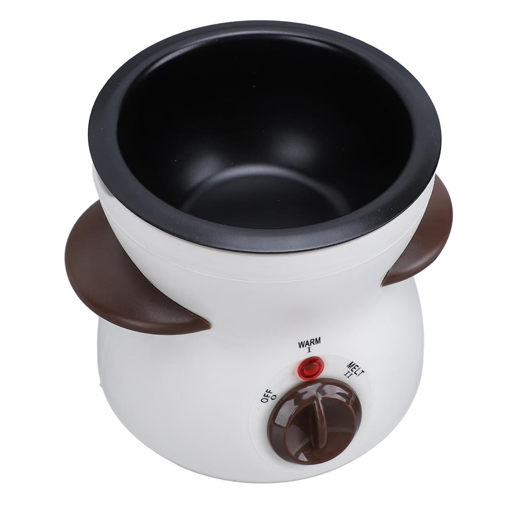 Электрический мини-фондюшник с 10 вилками для макания, шоколадный фондюшник, маленькая кастрюля для плавления шоколада