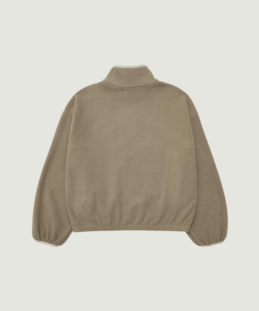 Grove Hailey Fleece Half Zip-Up (Beige)