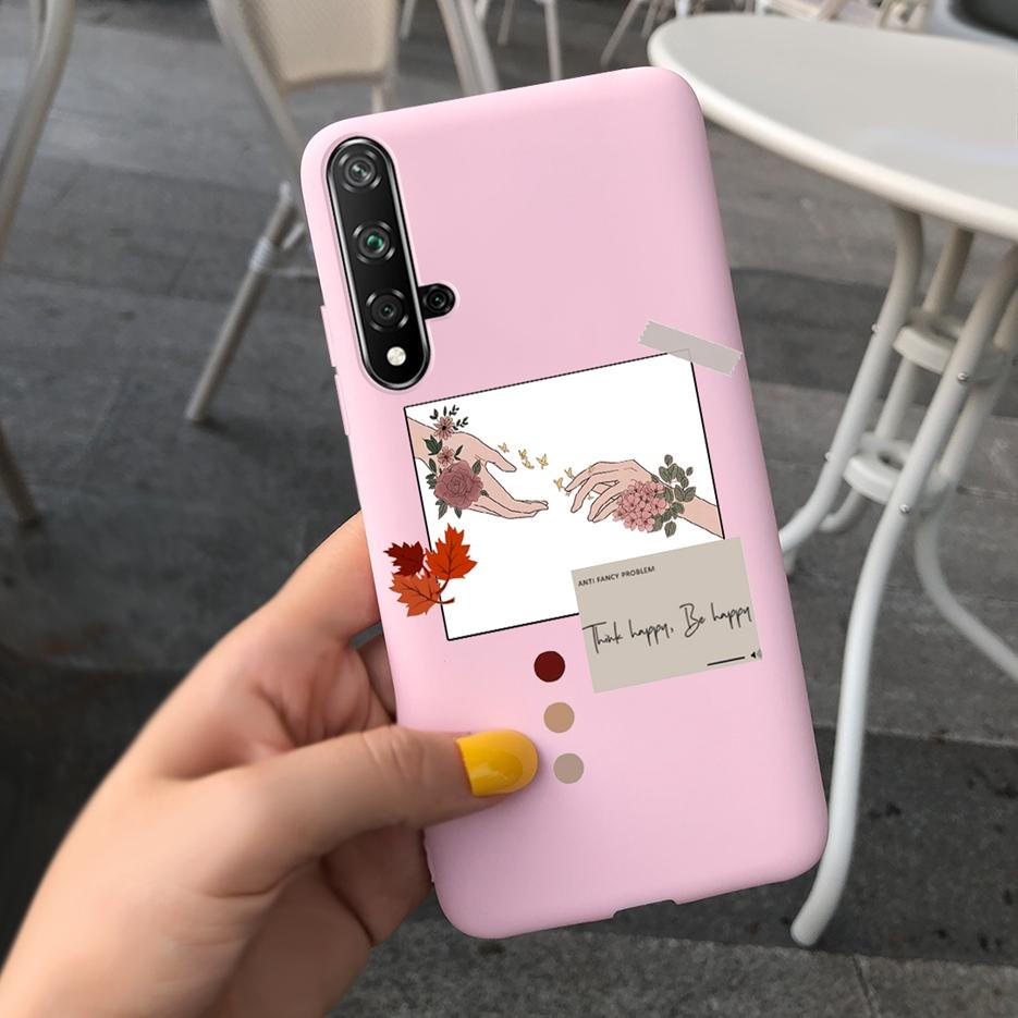 For Huawei Nova 5T Case Honor 20 Fashion Art Painted Cover Soft Slim Phone Case For Huawei Nova 5T 5 T Honor20 Back Cover Bumper