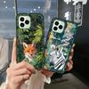 Dirt-resistant Durable Phone Case For Oukitel C21 Pro Fashion Design Full Wrap Silicone Graffiti TPU Card Slot Cover