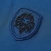 Embroidered badge collar contrasting color - Spring/Summer fashion versatile men's lapel short sleeved polo shirt