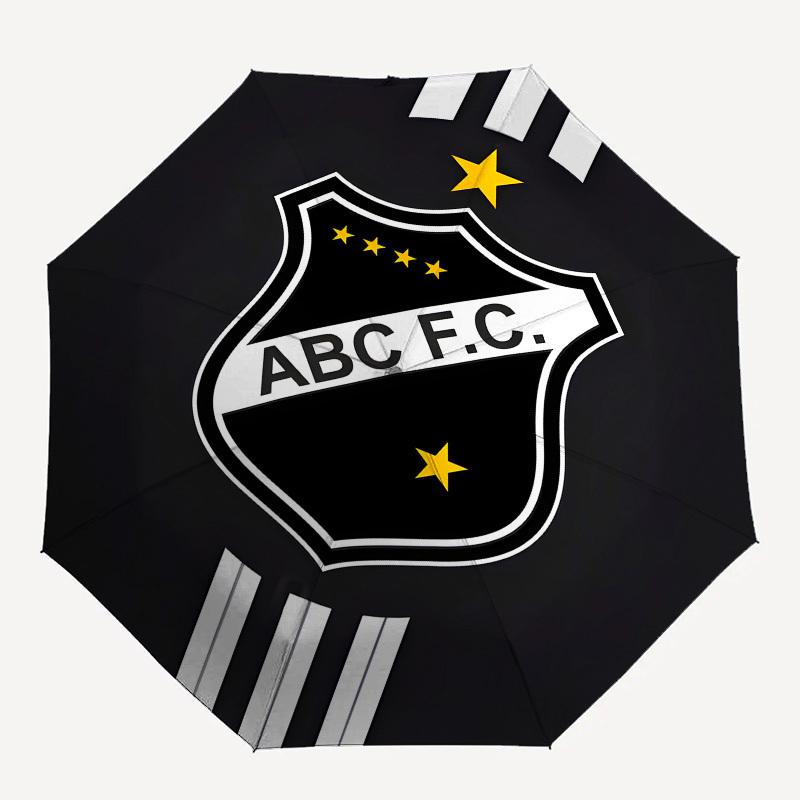 ABC FC, Badge Automatic Opening and Closing, 8 rib Structure Portable Umbrella, Suitable for Men and Women in All Seasons Perfect Gift for