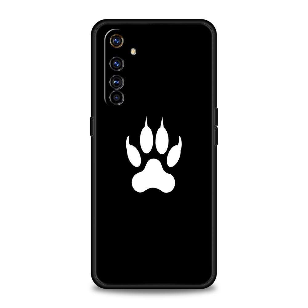Животное Волк Для Realme 9i Роскошный Чехол для Телефона 9 8 5G GT2 7 6 Pro Plus 8i C21 C3 C11 C25 Мягкий Черный Силиконовый Чехол Coque Fundas