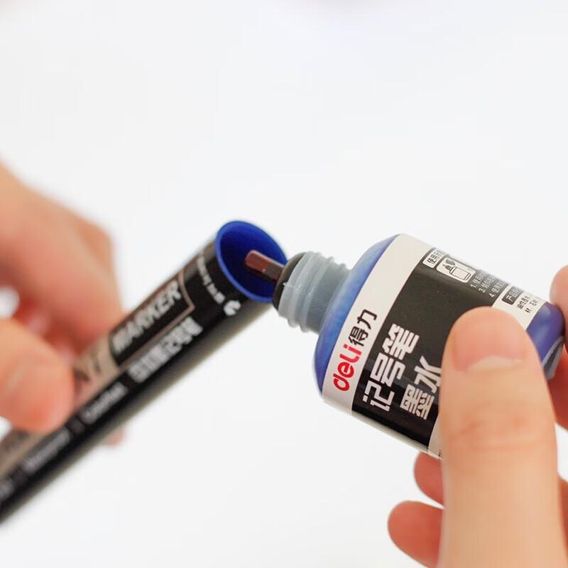 Deli S632 Refillable Logistics Marker Ink Set