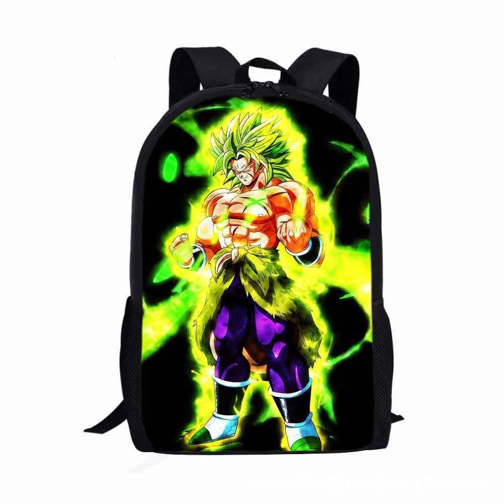 Dragon Ball Anime Kids Backpack With Durable Oxford Material And Air Cushion Straps For School