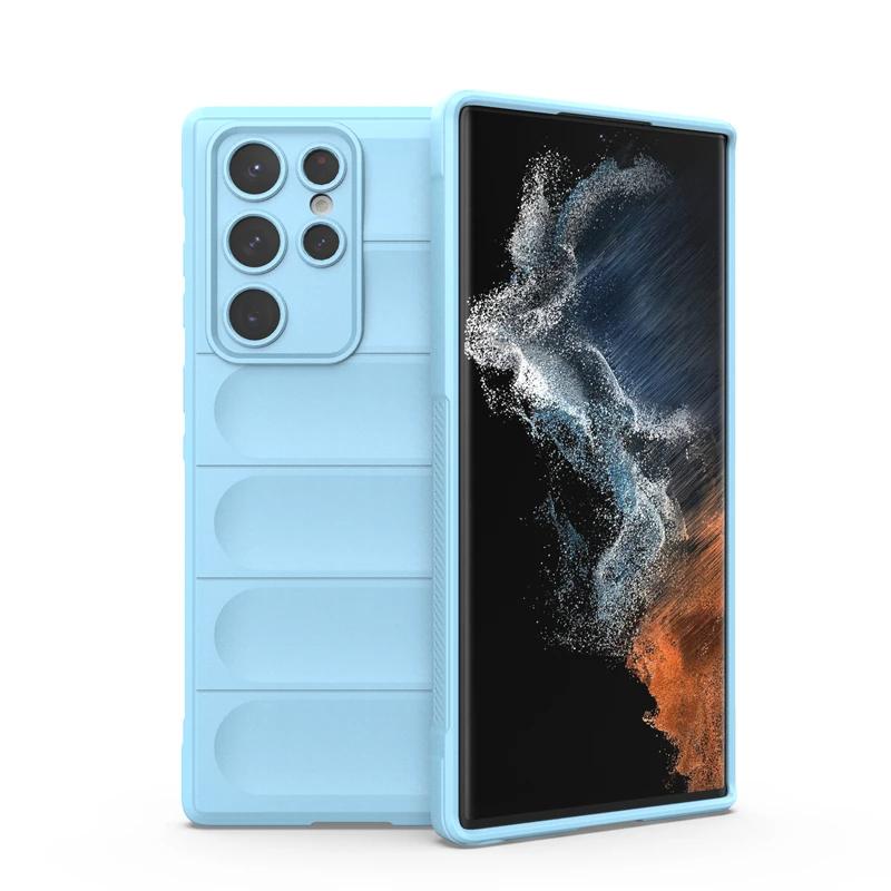 Для Samsung Galaxy S21 S22 Plus S21 S22 Ultra S21 FE 5g задняя крышка телефона чехол жидкий силикон противоударный чехол-накладка
