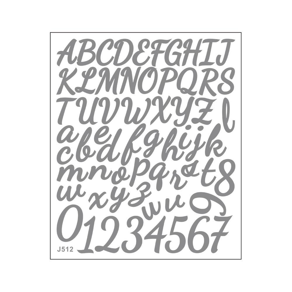 Сделай сам рукописный английский буквенно-цифровой комбинированный конверт для бухгалтерской книги, украшение и декор, маленькие наклейки