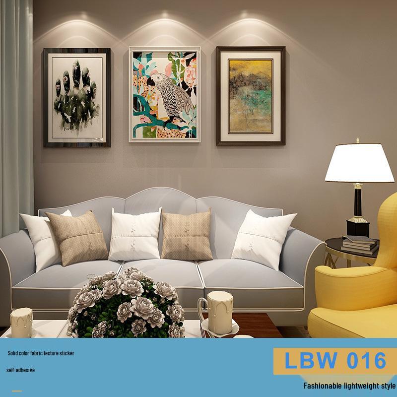 Solid Color Matte Wallpaper – Self-Adhesive, Waterproof, Washable, Thickened for Furniture Renovation