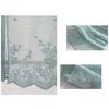 Window Curtain Short Kitchen Valance Drape Polyester Lace Flower Pattern Balcony Curtain for Home