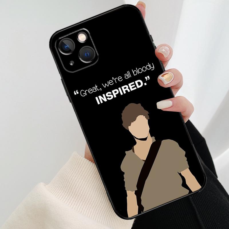 Чехол для телефона 'Бегущий в лабиринте' Цитаты Для iPhone 17 Pro Max 16 15 14 11 12 13 Pro Max mini 15 16 Plus 16e 17 Air Cover