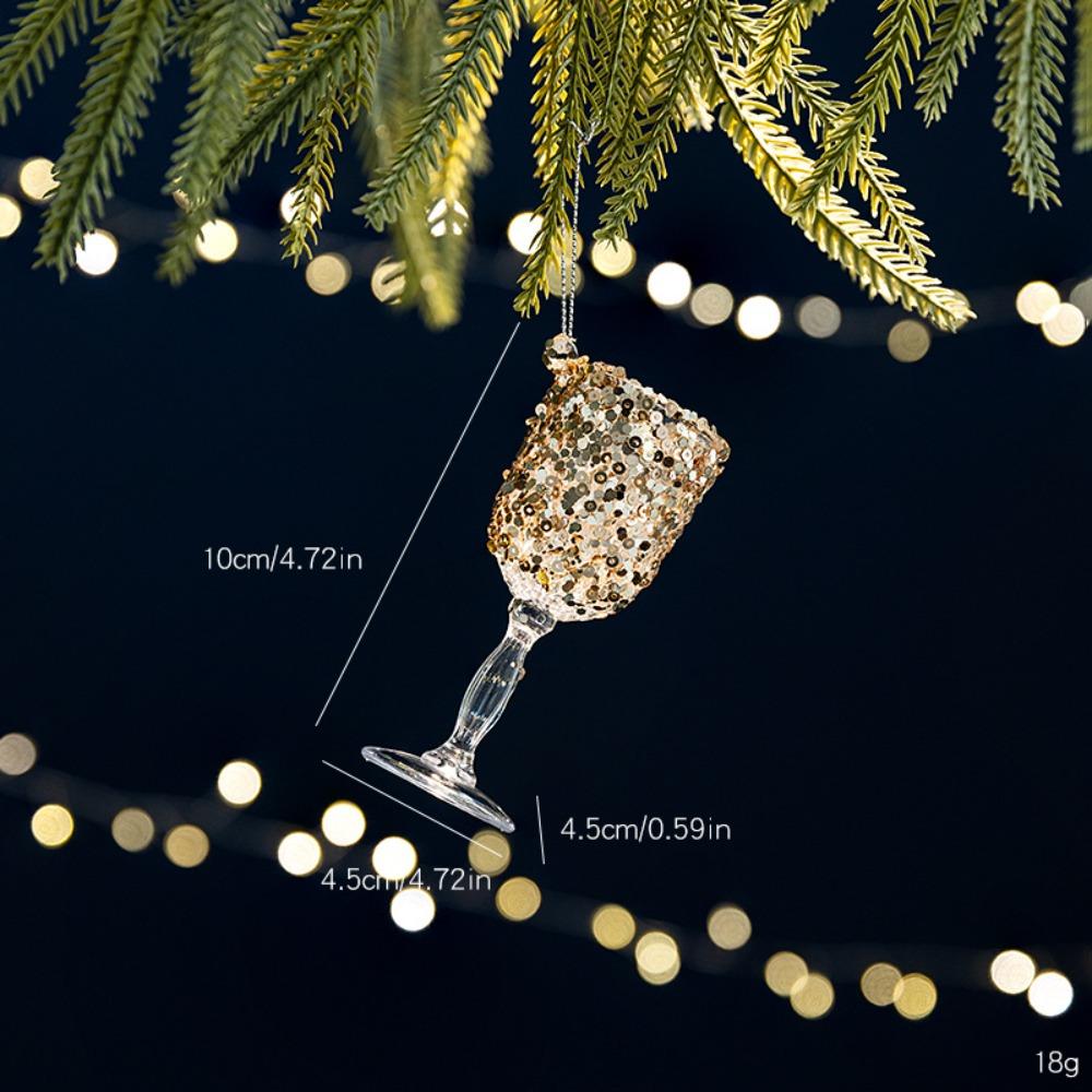 Acrylic Christmas Tree Ornaments DIY Crystal Hanging New Christmas Crystal Pendants Indoor Outdoor