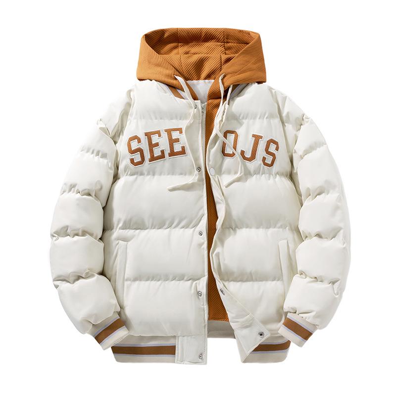 Мужская модная пуховая куртка с капюшоном 2023 – Стильная, теплая, толстая зимняя одежда