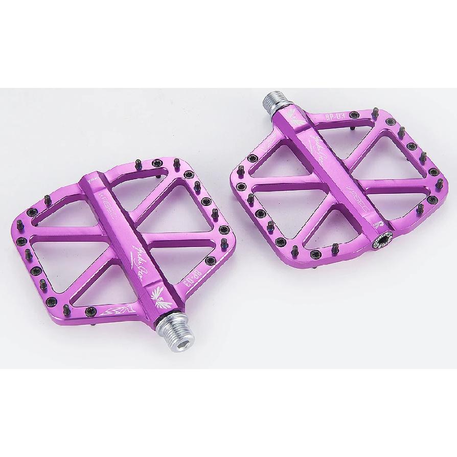 KRSEC VS Bicycle Pedal Aluminum alloy Ultralight Seal 3 Bearing MTB Bicycle Pedals Accessories Mountain Road Bike Bearing Pedal