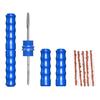 Набор инструментов для ремонта бескамерных шин велосипеда Мини MTB Дорожный велосипед Пробка для шины Заплатка для прокола Плоского места Сверло Герметик Резиновая полоска