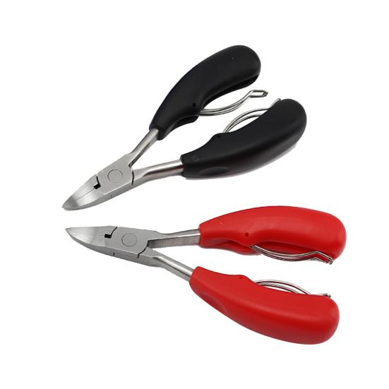 Профессиональные кусачки для ногтей с резиновой ручкой для вросших или толстых ногтей хирургического класса