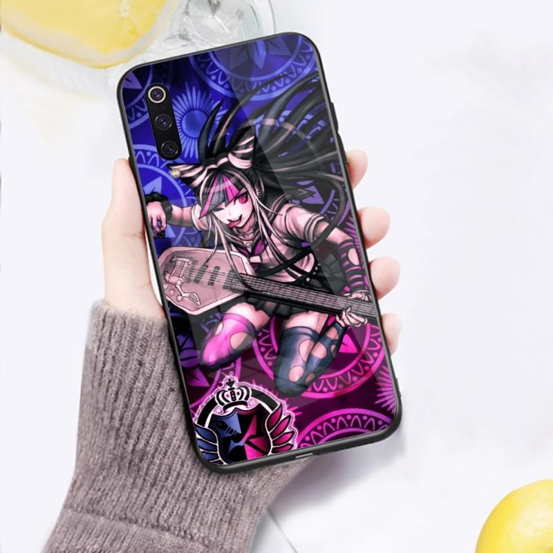 Cool Anime Danganronpa Phone Case For Xiaomi 12 11T 10 9 Redmi Note 11 10 10S Pro Redmi 9 9A 8 Black PC Glass Phone Cover