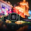 Casio G-SQUAD Series City Night Running Series Bluetooth Pedometer Intelligent Training Tracking LED Light Quartz Movement Resin Strap GBD-200LM-1PRT