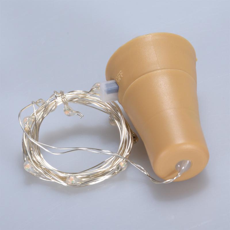 8LED/10LED солнечные батареи для бутылок вина в форме пробки, ночные огни, сказочная лампа, гирлянда