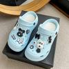 CH hole shoes новые высокие на толстой подошве нескользящие летние уличные пляжные баотоу шлепанцы для дома прохладные