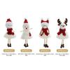 Angel Doll Hanging Plush Ornament Snowman Pattern Christmas Hanging Doll  Christmas Tree Decor