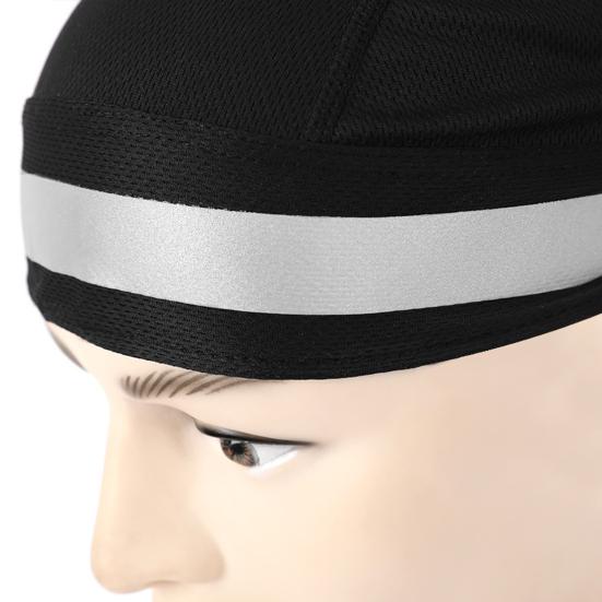 Sports Headscarf with Reflective Strap Extra Soft Breathable Sweat Absorption Running Riding Bandana Headscarf