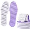 Summer Mesh Insoles Shock Absorption Breathable Shoe Inserts Flexible Cool Running Shoe Insoles for Men Women Sports Travel Work