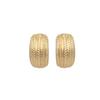 Gehena by Estele Golden Non Precious Base Metal Stud Earrings for Women