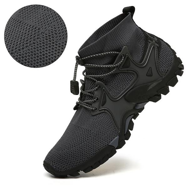 Men's Hiking Shoes Camping Shoes Outdoor Sports Shoes Waterproof Non-slip Hiking Shoes Breathable Wading Shoes Outdoor Climbing Trekking Boots 36-47