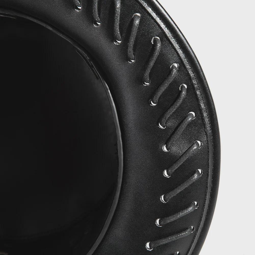 Унисекс шляпа панка чумного доктора на Хэллоуин - волшебная шляпа из ПУ в европейском/американском стиле для костюмов и танцевальных аксессуаров