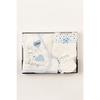 Rabbit Blue Newborn Clothes Baby Clothes 5-piece Hospital Discharge Set (boxed)