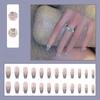 24pcs/Box Press On Nails Full Cover Manicure Tool Coffin False Nails Wearable Fake Nails Nail Tips