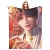 GUOYU Blanket Warm Soft Decorative Throw Blanket Rafayel Love Deep Space Bedding Flannel Bedspread for Living Room Comfortable Sofa Cover