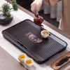 Chinese Natural Bamboo Tea Tray Water Storage Kung Fu Tea Set Rectangular Tea Board Tea Matcha Serving Trays Decorative