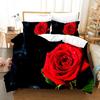 Комплект постельного белья «Красная роза» Комплект постельного белья с цветами Односпальный Двуспальный Двуспальный Королевский Суперкоролевский Размер Комплект постельного белья