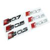 SQ3 SQ5 SQ7 SQ8TTRS Letter Logo Car stickersSport Series Modified Accessories Displacement Rear Tail Decoration Decals