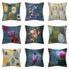 Vintage Oil Painting Style Plant Print Pattern Home Living Room Sofa Bedroom Decoration Throw Pillow Pillowcase