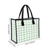 Plaid Tote Bag Large Capacity Casual Daily Shoulder Bag for Shopping Travel Work