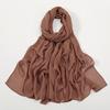 Solid Cotton Modal Hijab For Women Muslim Scarf Big Size Shawls Foulard Islam Head Wraps Headscarves Ramadan Scarves 190*85cm