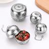 1PC Seasoning Ball Ball Shape Stainless Steel Tea Infuser SpiceBall  With Rope Chain