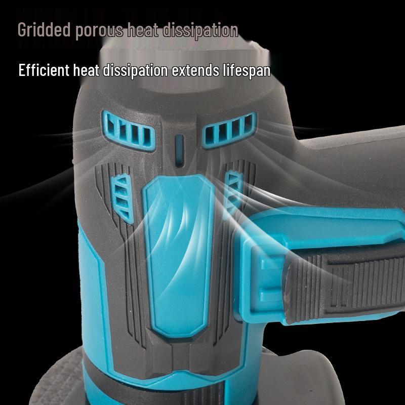 Беспроводная литиевая аккумуляторная мини-угловая шлифмашина: Компактный, многофункциональный режущий и шлифовальный инструмент с двигателем с коллектором из полированной меди