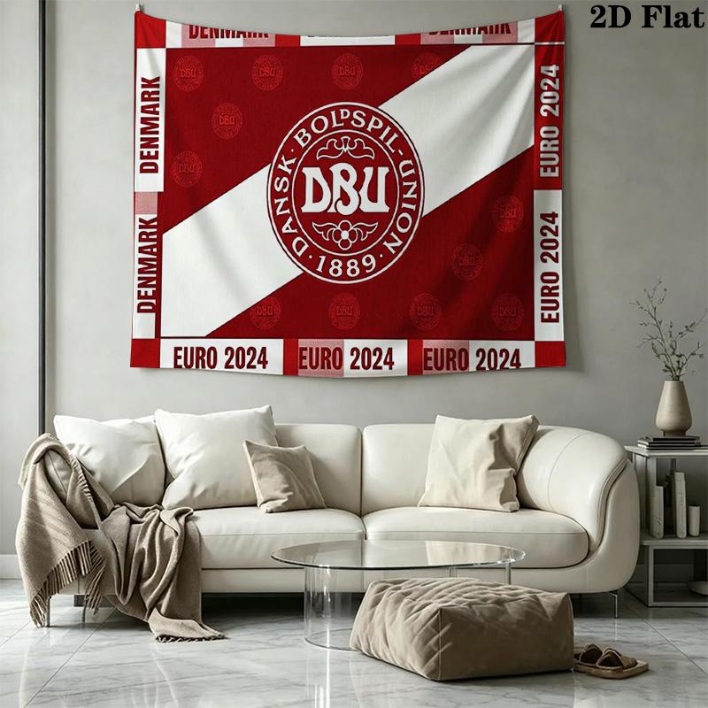 Denmark Wall Tapestry Aesthetic Wall Hanging Printed Fabric Blanket Decorative Tapestries for Bedroom Living Room Home Decor