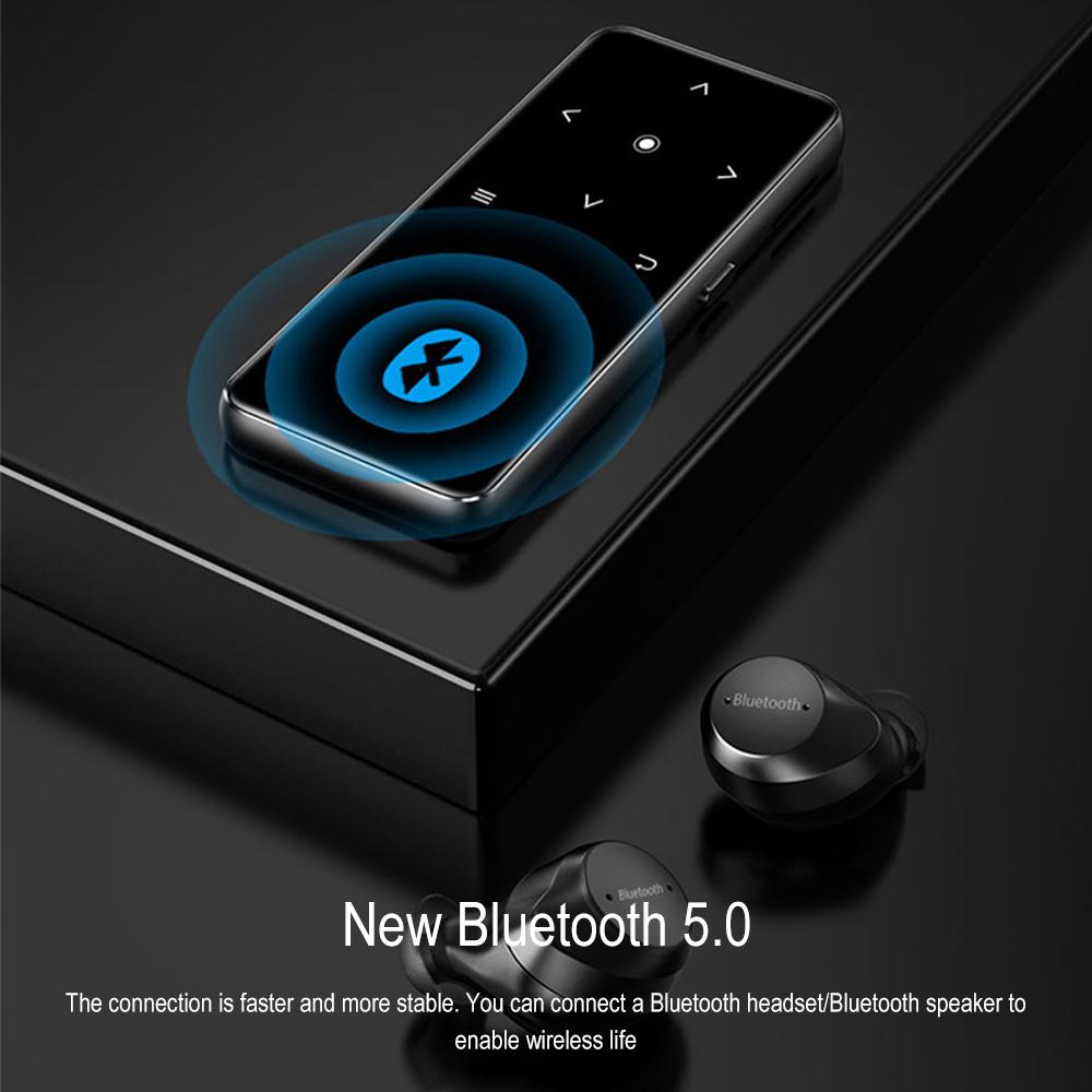 MP3-плеер Bluetooth 5.0 MP4-плеер HiFi Lossless Music Player Портативный аудиоплеер Walkman с FM/электронной книгой/диктофоном/Mp3 2025 Новый