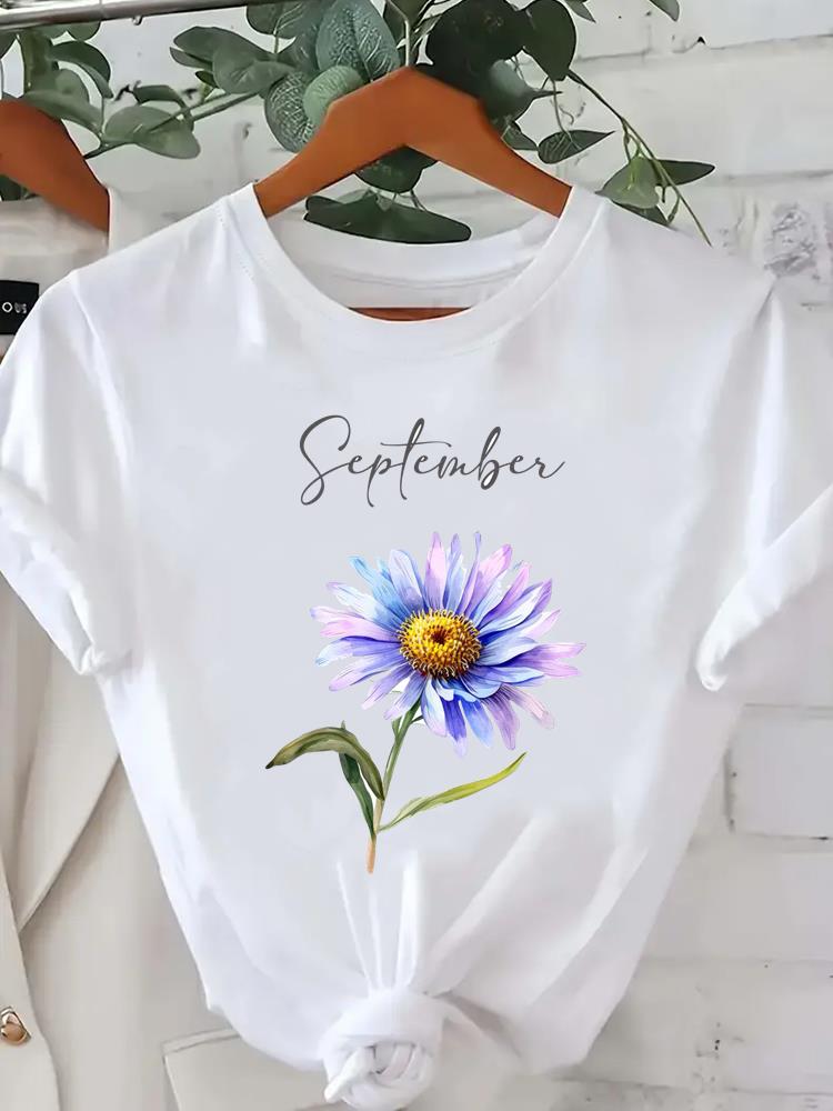 (Asian Size) style butterfly cute o-neck Lady Fashion Women Graphic Tee Short Sleeve T-shirts Casual Clothing Printed Female Top T Shirt