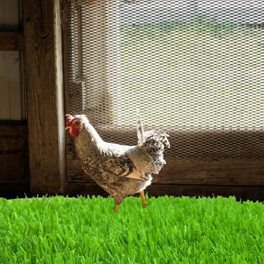 Grass Mat Realistic Artificial Grass Mat Green Fake Turf Artificial Grass Mats Decorative Turf for DIY Landscape Projects