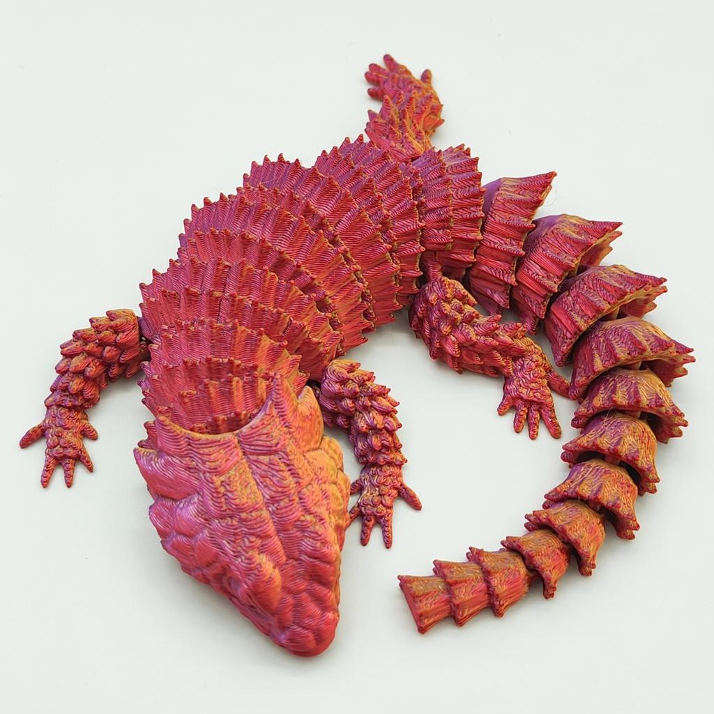 3D Printed Toys Lizards Animals Figures Model Multi-joint Movable Ornament Decorative Desktop Creativity Novelty Kids Gifts Toy