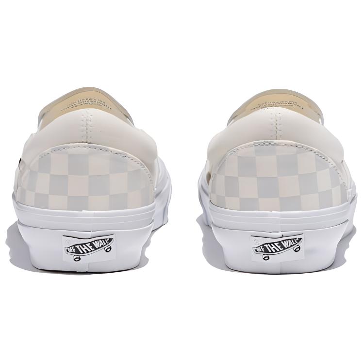 Vans Slip-On Series Comfortable Durable Low-Top Canvas Shoes Unisex Sneakers Beige VN000CSE7VF1