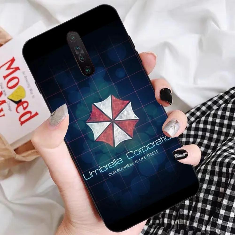 Resident Evil Umbrella Phone Case For Redmi 5 6 7 8 9 10 plus pro 6 7 8 9 A GO K20 K30 K40 pro plus F3 Fundas