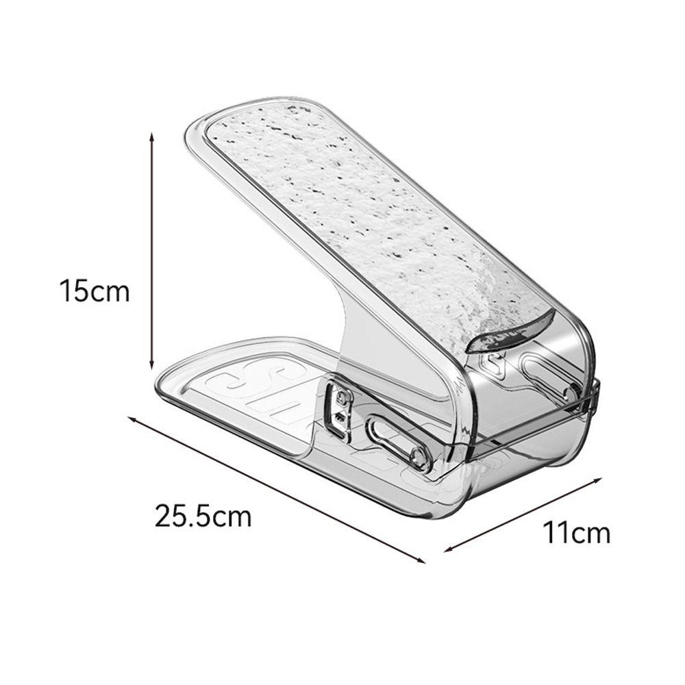 New Double Layer Shoe Rack Solid Color Space Saving Shoes Stand Durable Adjustable Shoe Organizer Cabinet